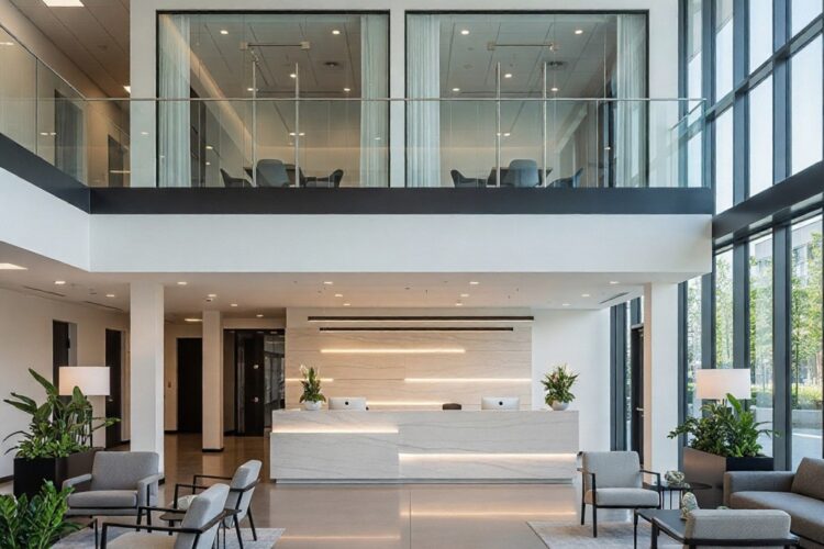 The Role of Reception Mezzanines in Modern Commercial Spaces